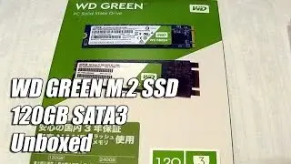 WD Green M.2 SSD 120GB SATA3 Unboxed 【WDS120G1G0B】