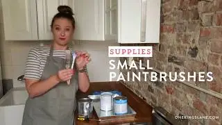 Painted Tile Backsplash