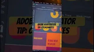 Adobe Illustrator Tip: Coordinates #adobeillustratortutorial #graphics