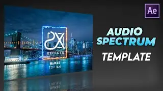 Audio Spectrum | Template | After Effects | CC14 | Tutorial