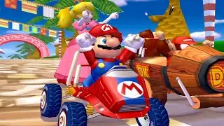 Mario Kart Double Dash Reverse - 100% Walkthrough Part 7 Gameplay - 50cc All Cup Tour Reversed Start