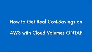 Calculate AWS Costs with Cloud Volumes ONTAP
