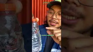 LAS LASER TEMBUS BOTOL AIR MINERAL!