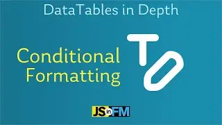 DataTables Module: Conditional Formatting