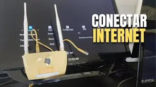 como conectar TV CCE na internet pelo cabo