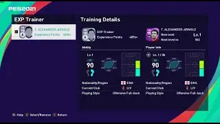 PES2021 Train duplicate Featured Player TAA Trent Alexander-Arnold #Liverpool