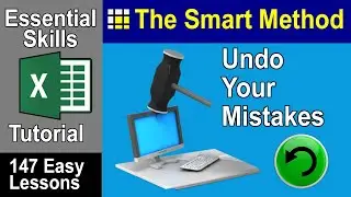 3-8: Use Undo and Redo (includes shortcut keys)