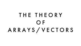 The theory of Arrays.