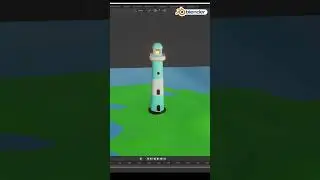 Few minute Blender - Lighting Tower #shorts #short #fyp #fy