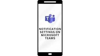 Notification settings on Microsoft Teams