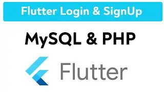Flutter Login & Registration Using MySql | Flutter Auth | Flutter Explained 