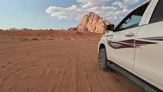 Excursion 4x4 dans le désert de Wadi Rum en Jordanie, horizon lock GoPro 11