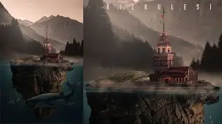 Kız Kulesi | Surreal Landscape Photo Manipulation #photoshop