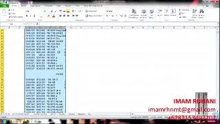 IMPOR DATA UKUR KE NOTEPED
