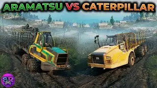 SNOWRUNNER ► Aramatsu Forester vs Caterpillar 745С ► ВЫБИРАЕМ ЛУЧШИЕ МАШИНЫ ► ГАЙД ОБЗОР
