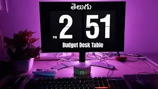 Best budget computer table 2020  | Crystal Furnitech Office Table Setup in Telugu