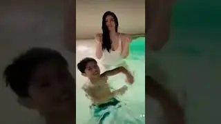 DIMPLES ROMANA AT ALONZO SA POOL SUMAYAW NAKAKATUKAWA ANG KANILANG BONDING