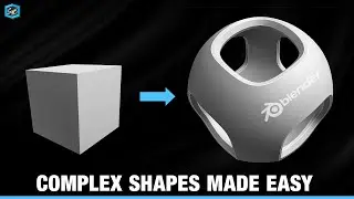 Complex Shapes Made Easy | Shrinkwrap Modifier - Blender Tutorial for Beginners | shift 4 cube