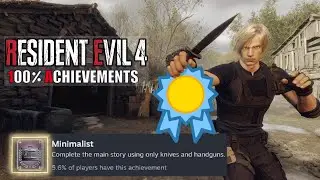 Resident Evil 4 Remake 100% ACHIEVEMENTS was PAIN