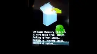 Как создать резервную копию проши в Clockwork mod(samsung gt - i5500)