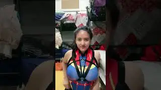 LIVE Hot Berlian Ochi, her red underwear is visible 