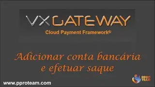 Adicionar conta bancária em VXGateway by Pedro Pires