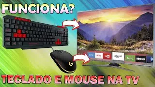TECLADO E MOUSE FUNCIONA NA SMART TV