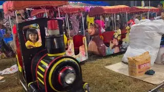 NAIK ODONG ODONG DI PASAR MALAM || KERETA API ANAK ANAK