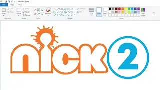 How to draw the Nick 2 logo using MS Paint | How to draw on your computer
