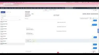Contextual inbox for SMS for Zoho CRM