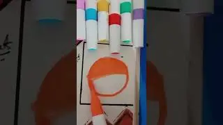 SLAY! #art #doodles #doodle #howtodraw #circle #orange #coloring #colors #markers #viral #trending
