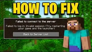 How to Fix Failed to log in: Invalid session (Try restarting your game and the launcher)