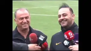 Fatih Terim Ve Hasan Şaş Kahkaha Atıyor 