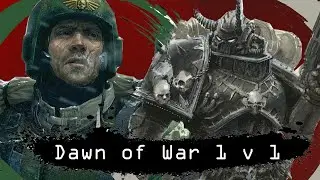 Dawn of War Soulstorm 1 v 1 Imperial Guard (Eren) vs Chaos (DANTIST)