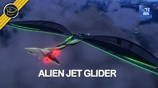 Insane Sci-Fi Aircraft - First Look in Microsoft Flight Simulator 2024