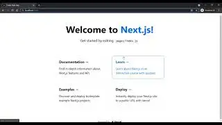 You don't need another NextJs tutorial just this one Part#1!