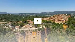 The Beautiful village of Roussillon in the Luberon, Provence