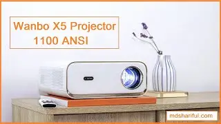 Wanbo X5 Projector 1100 ANSI 1080p Android 9 0 Auto Focus Wi Fi6