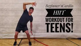 20 Minute Beginner's Cardio HIIT for TEENS!