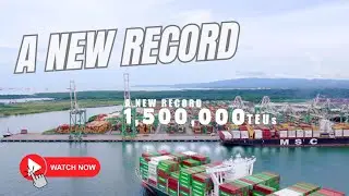 1,500,000 Teus A NEW RECORD CCT 🎥🚢✨  #videocorporativo #panama #shipping #visualarteproducciones