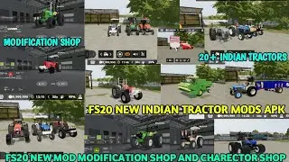 fs20 new apk • fs20 modification Shop and charector shop & indian tractor mod 