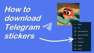 How to download Telegram stickers | Save stickers in gallery