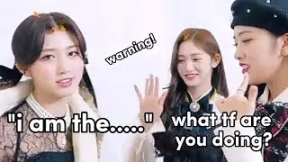 Gaeul pulling her 