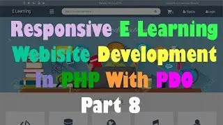 Responsive E Learning Website Development In PHP With PDO Part 8 Adding Categories Dynamically