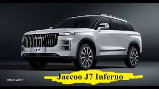 Jaecoo J7 Vortex, Glacier and Inferno