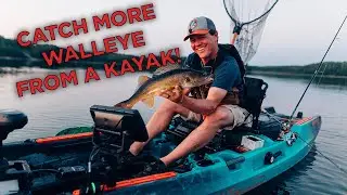 How to Catch WALLEYE on a Fishing Kayak