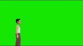 Green Screen telking cartoon Character | C-5| green screen cartoon animation | cartoon actor