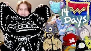 Crocheting 14+ Gifts in 14 DAYS 😭