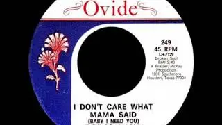 Sebastian Williams  -   I dont care what Mama said