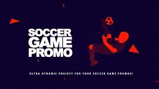 Soccer Game Promo (After Effects Template)